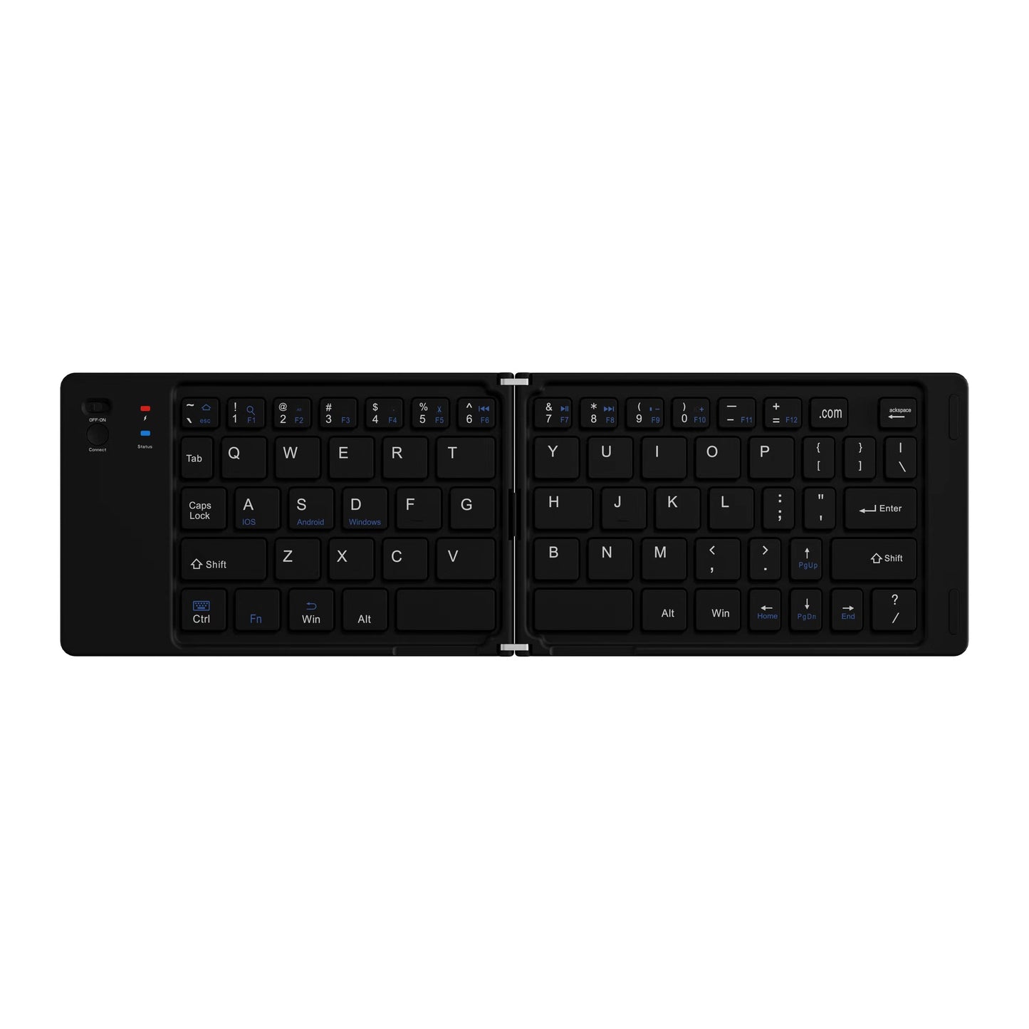 Foldable Rechargeable Ultra-Slim Bluetooth Keyboard