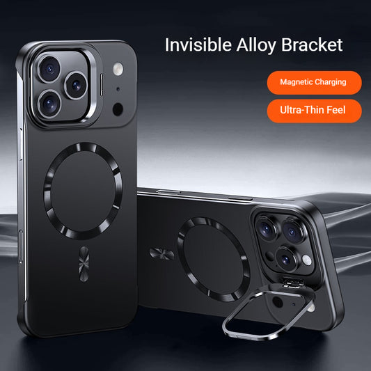 Painted frameless ultra-thin lens holder Apple phone case