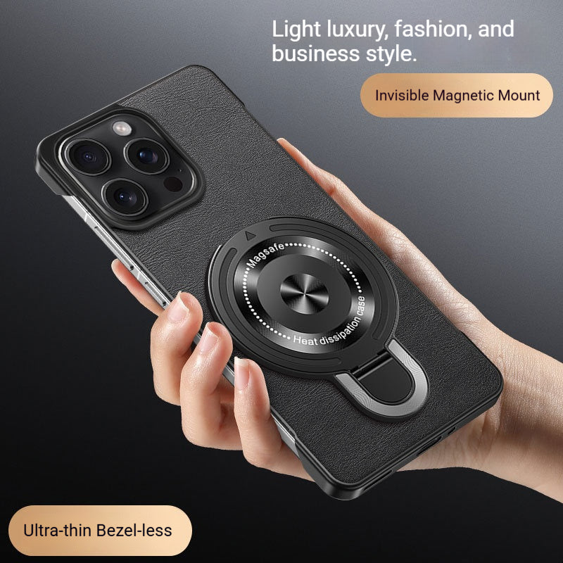 Half-coverage frameless anti-drop Apple phone case