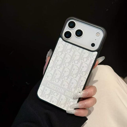 Luxury leather Apple phone case