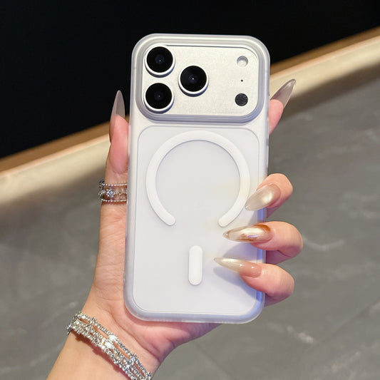 Frosted Colorful Magnetic iPhone Case