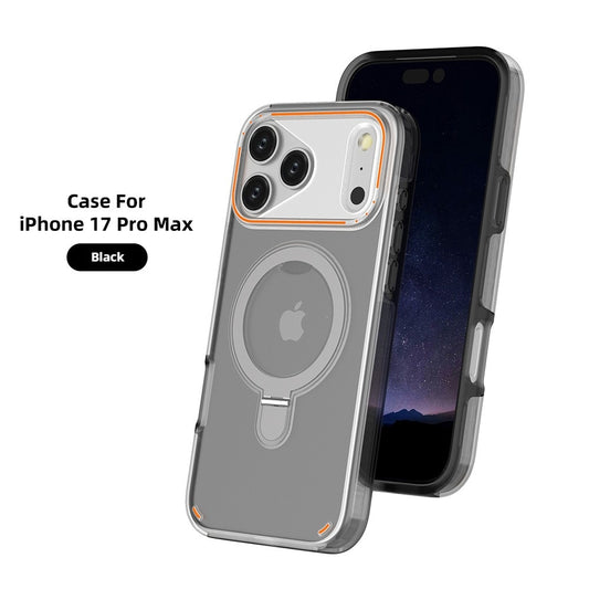 Frosted anti-drop magnetic stand Apple phone case