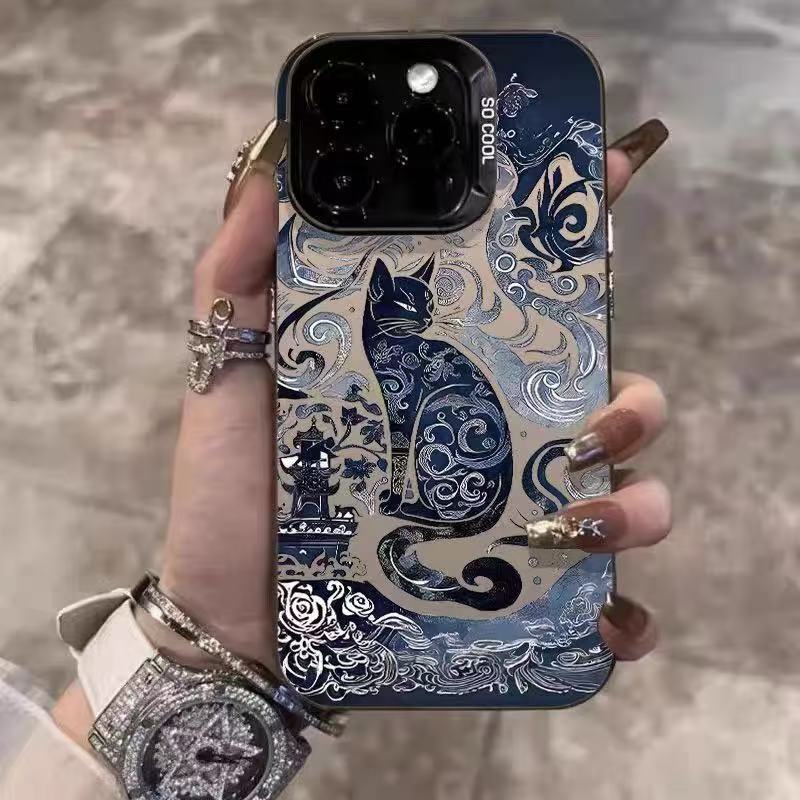 Totem Cat Anti-drop Apple Phone Case
