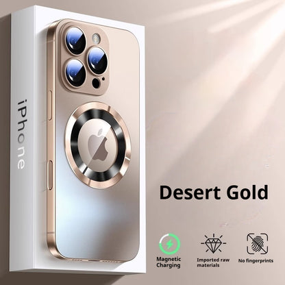 Frosted glass magnetic iPhone case