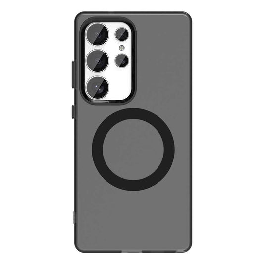 Simple candy-colored magnetic Samsung phone case