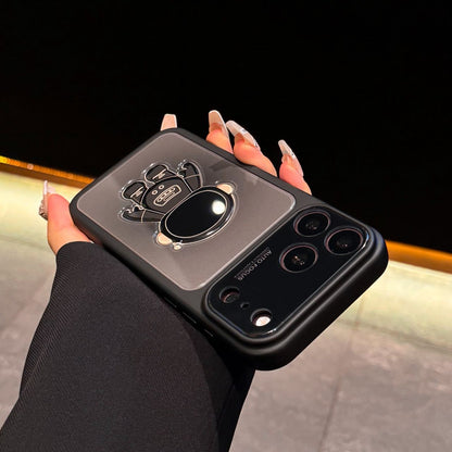 Astronaut-themed creative stand for Apple phone case