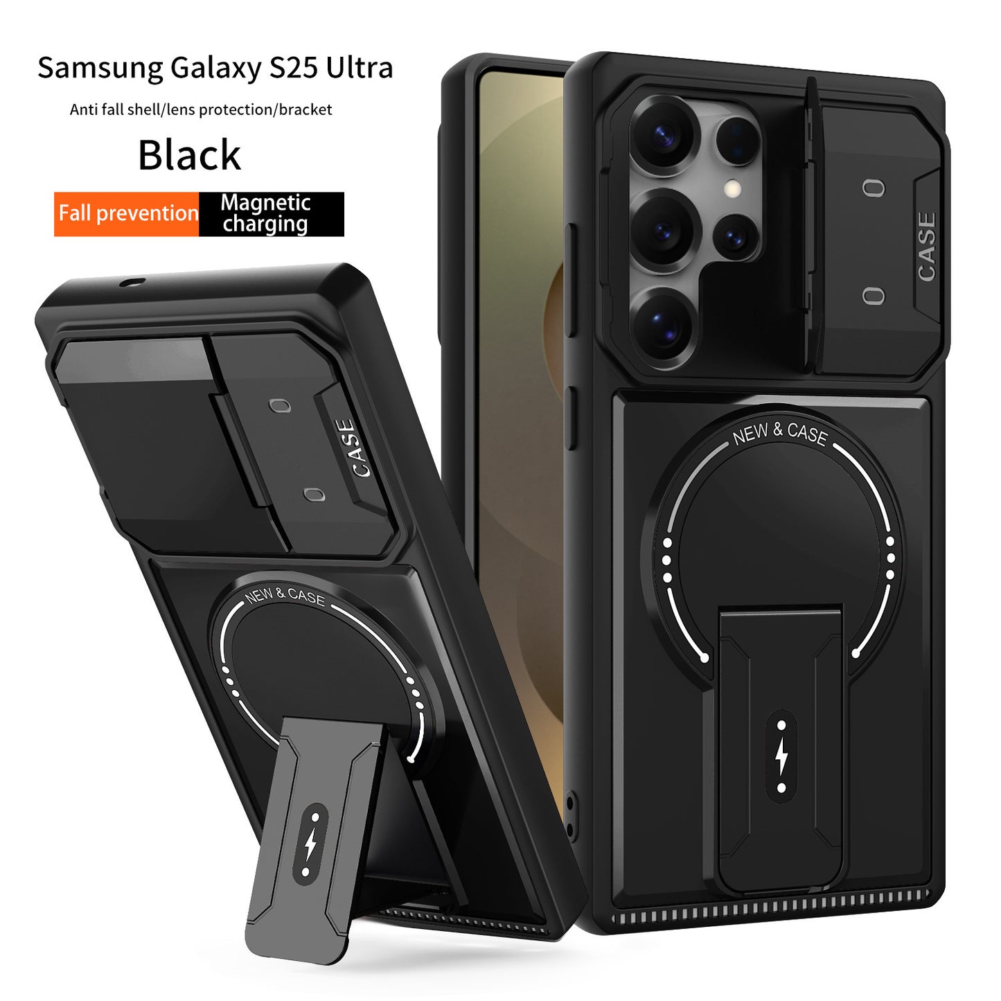 Mecha Stand Magnetic Samsung Phone Case