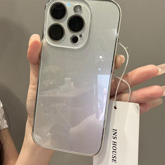 Electroplated jade Apple phone case