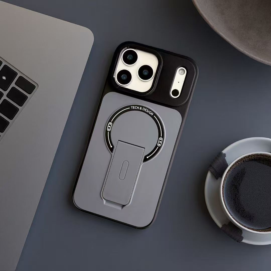 Fanjiang magnetic stand Apple phone case