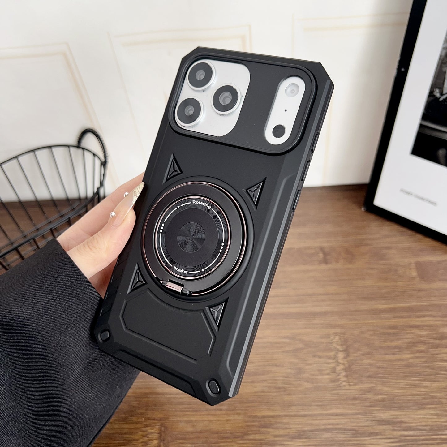 Mecha-inspired 2-in-1 magnetic Apple phone case