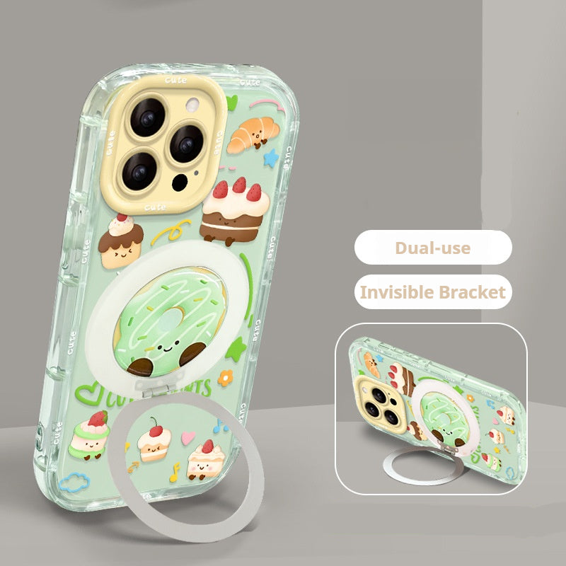Dessert cake rotating stand Apple phone case