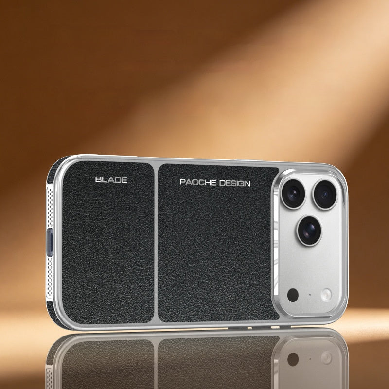 Business-Style Electroplated Magnetic iPhone Case