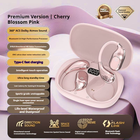 Non-in-ear wireless ear-hook Bluetooth headset