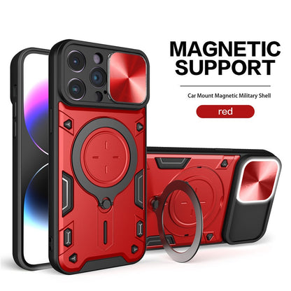 Window-mounted anti-drop magnetic Apple phone case