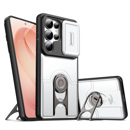 Linktop sliding window bracket mecha Samsung phone case