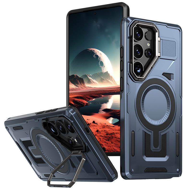 Superb Magnetic Lens Holder Samsung Phone Case