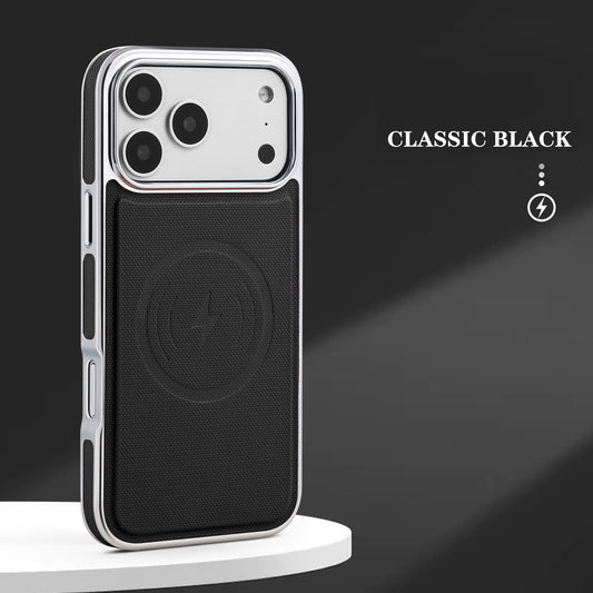 PU leather magnetic anti-drop Apple phone case