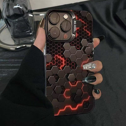 Laser mechanical Apple phone case