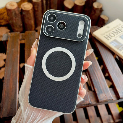 Magnetic Electroplated Fabric Case for iPhone