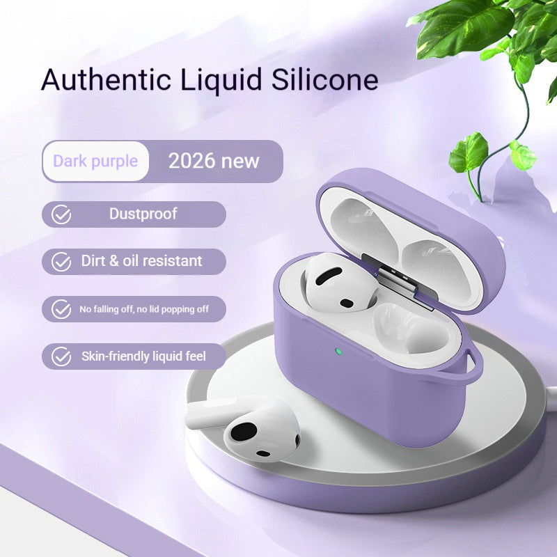 Liquid silicone Apple earphone case