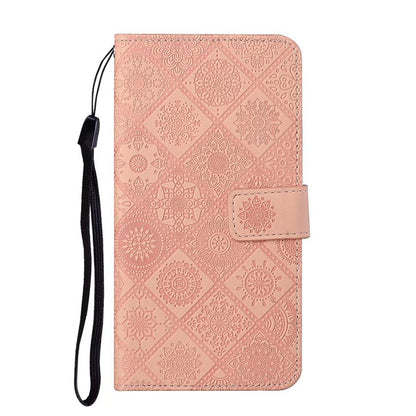 Embossed leather Apple phone case
