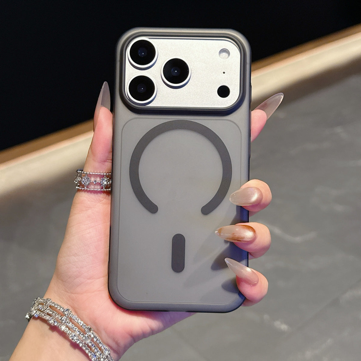 Frosted Colorful Magnetic iPhone Case