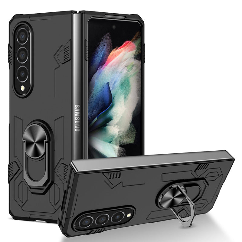 Mecha Ring Magnetic Samsung Z Fold Phone Case