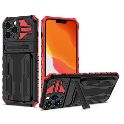 Card holder and drop-proof Apple phone case