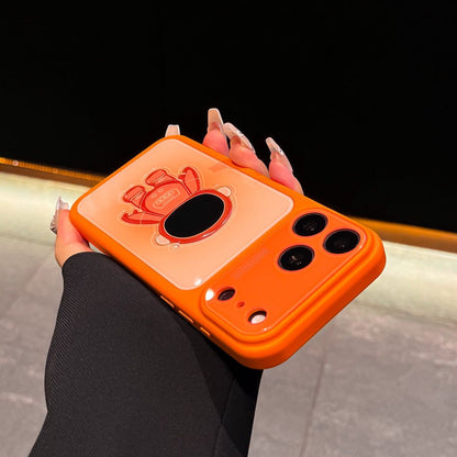 Astronaut-themed creative stand for Apple phone case