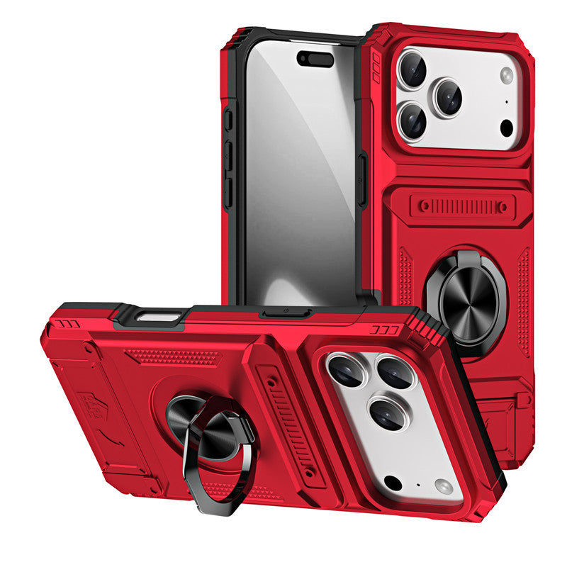 Mecha multifunctional anti-fall Apple phone case
