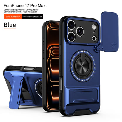 Anti-drop stand magnetic Apple phone case