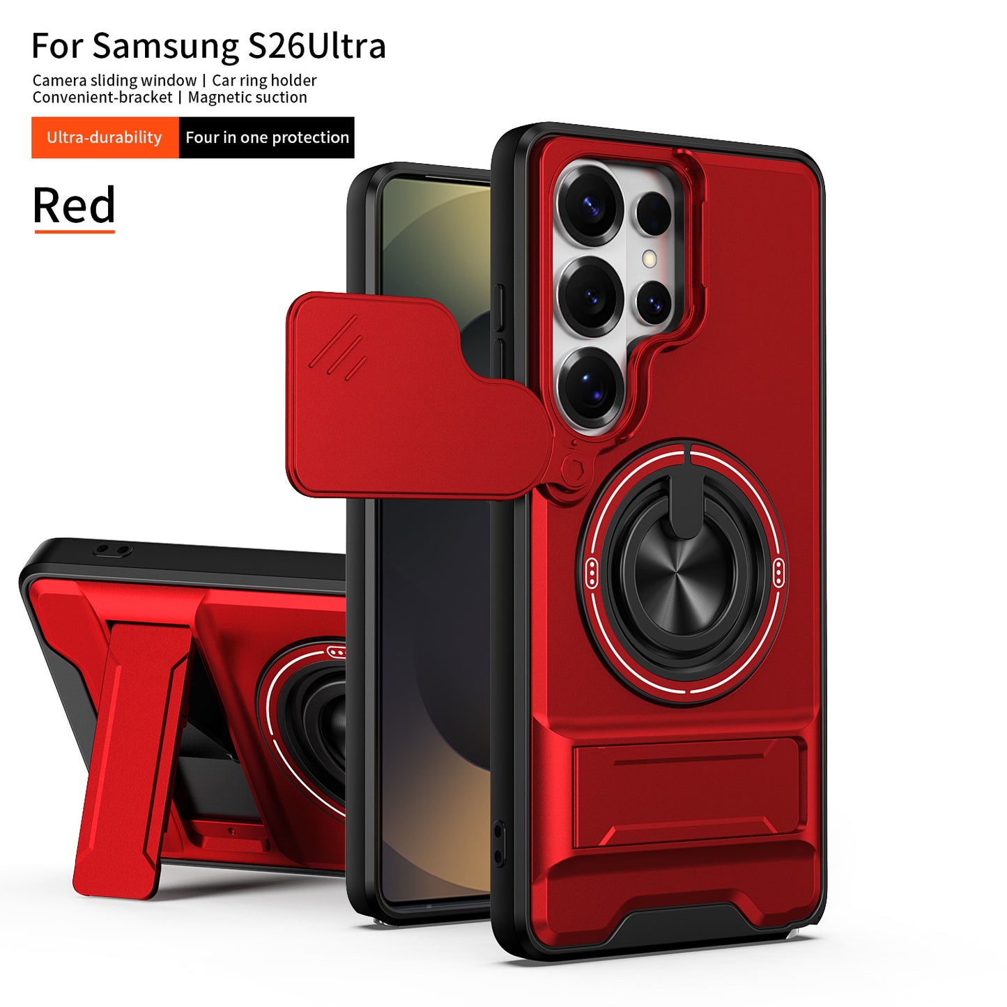 Anti-drop stand magnetic Samsung phone case