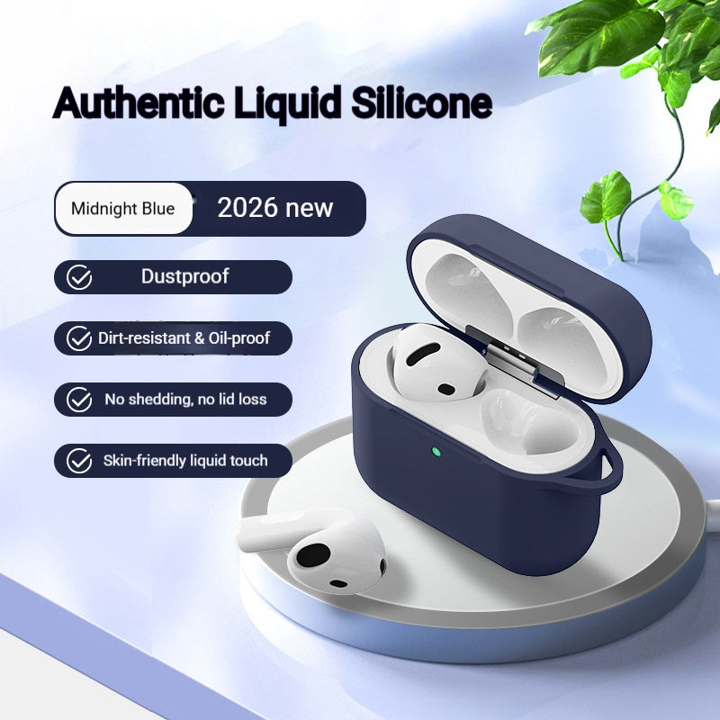 Liquid silicone Apple earphone case