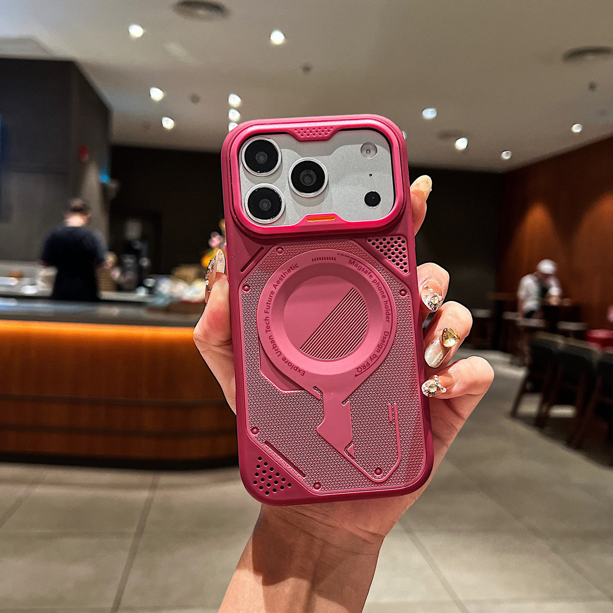 Colorful Dual-Tone Magnetic iPhone Case with Soft-Touch Matte Finish