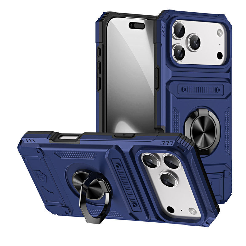 Mecha multifunctional anti-fall Apple phone case