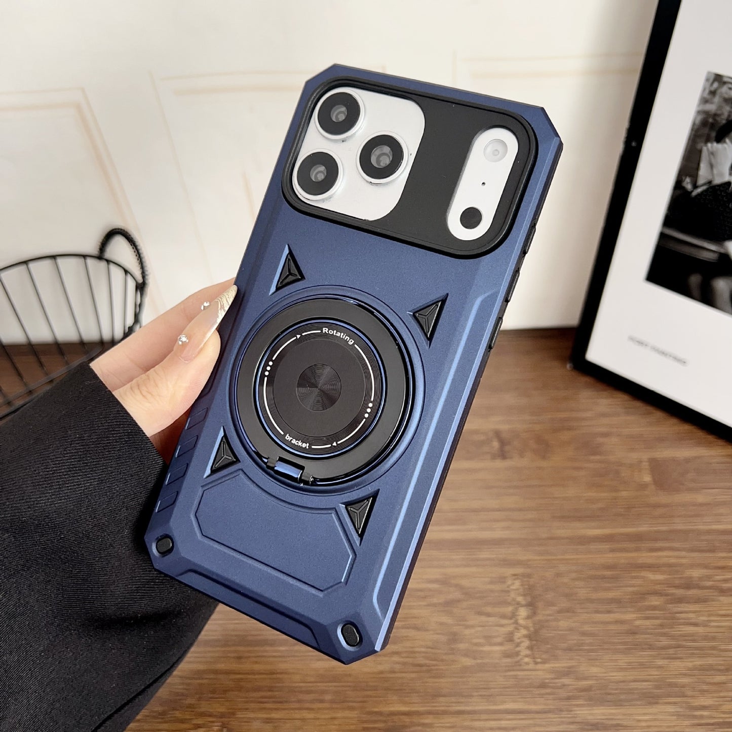 Mecha-inspired 2-in-1 magnetic Apple phone case