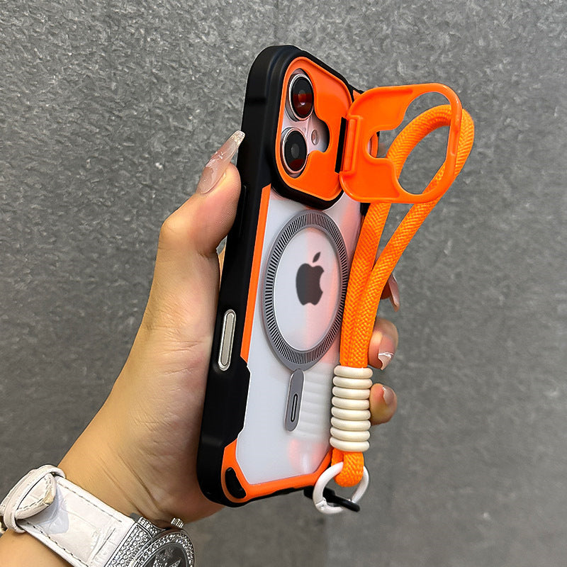 Lewei Bracket Magnetic Apple Phone Case