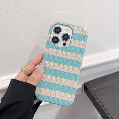 Simple fabric half-coverage Apple phone case