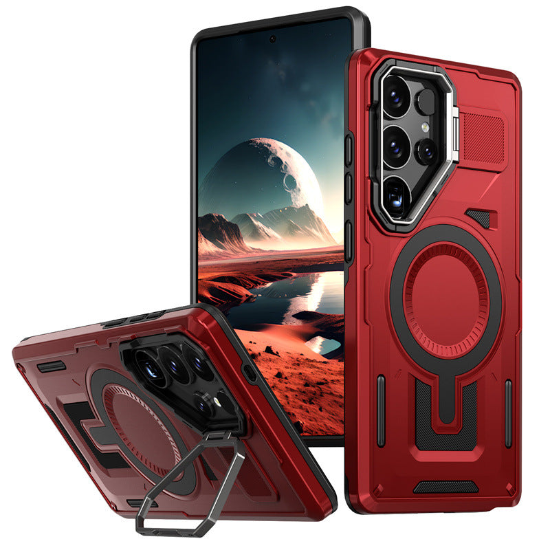 Superb Magnetic Lens Holder Samsung Phone Case