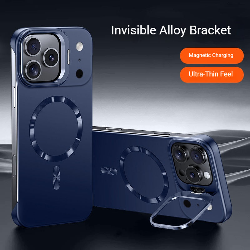 Painted frameless ultra-thin lens holder Apple phone case