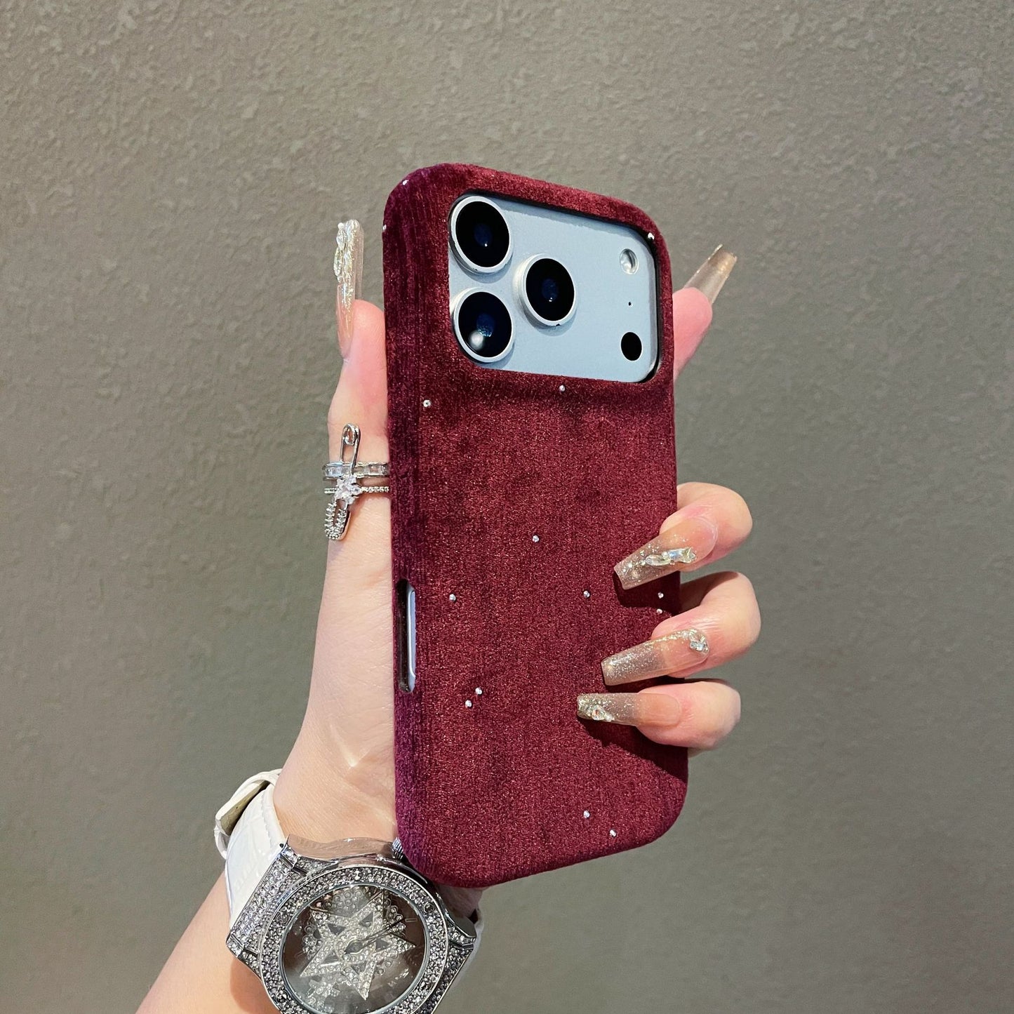 Retro Corduroy Starry Sky Apple Phone Case