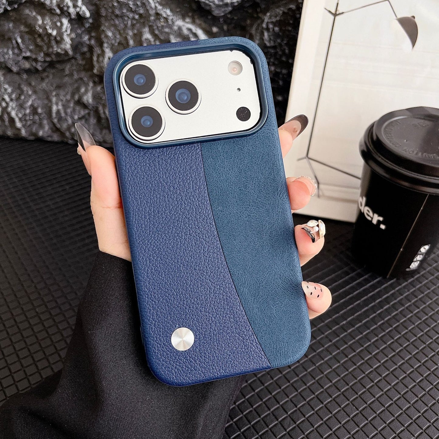 Cow-print and panel-style iPhone case