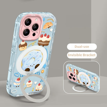 Dessert cake rotating stand Apple phone case