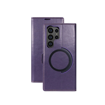 Leather Wallet Magnetic Samsung Phone Case