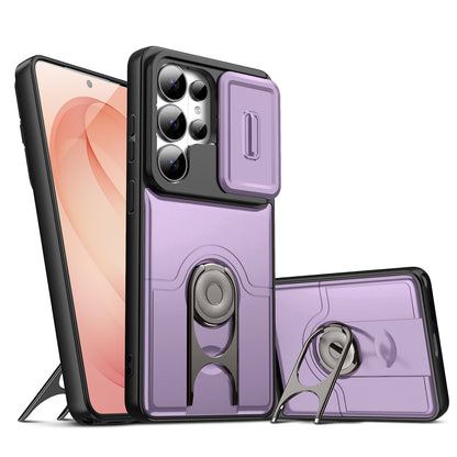 Linktop sliding window bracket mecha Samsung phone case