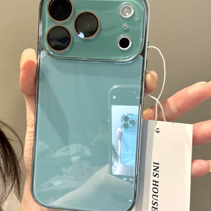 Electroplated jade Apple phone case