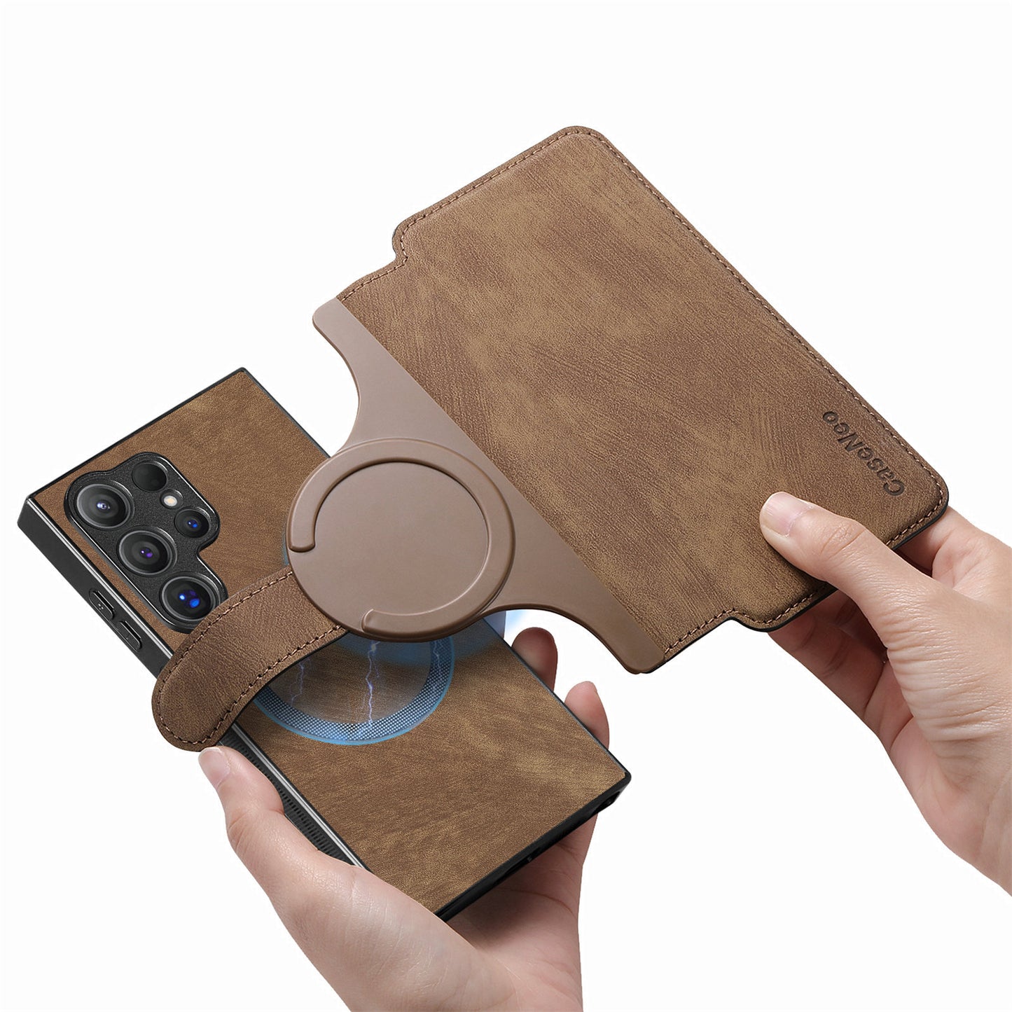 Magnetic detachable Samsung phone case