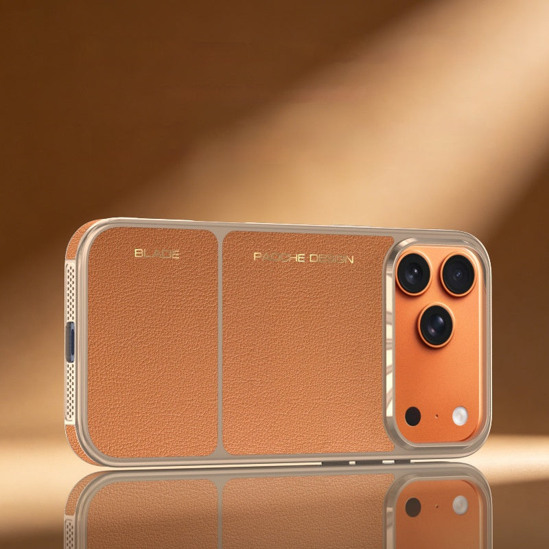 Business-Style Electroplated Magnetic iPhone Case