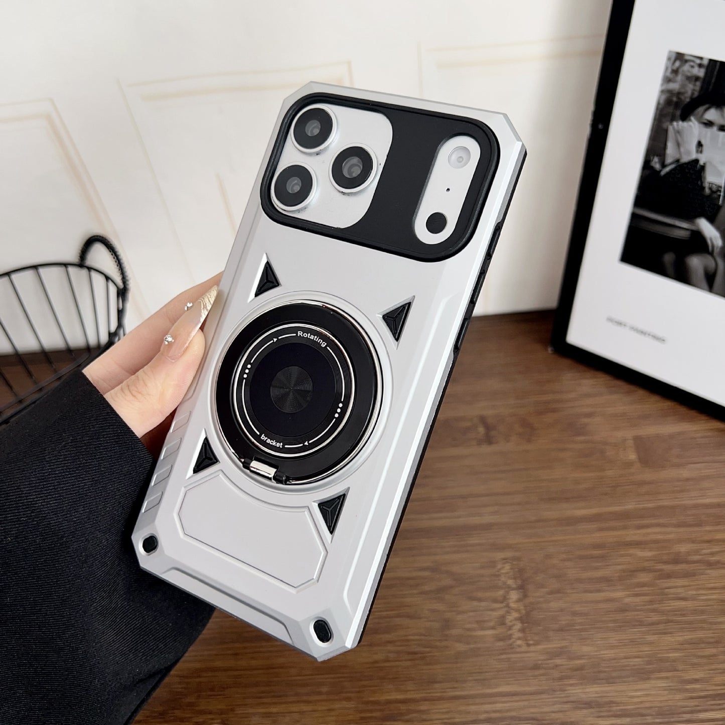 Mecha-inspired 2-in-1 magnetic Apple phone case