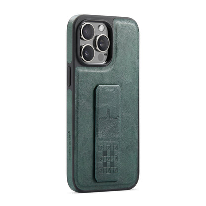 Folding Stand Magnetic Leather Apple Phone Case